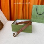 Brand Gucci: Original Single-Sided Top-Grain Leather Belt With Original Leather