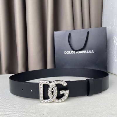 D&G Classic Letter Buckle, New Waist Belt Design. Precision-Crafted Copper Hardw