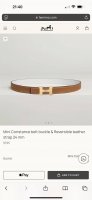 New Mini Constance Fine hardware with imported Epsom leather Width 24mm Hermes w