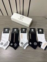 Special Versace new men's socks, five pairs per box. Made of pure cotton, ultra-