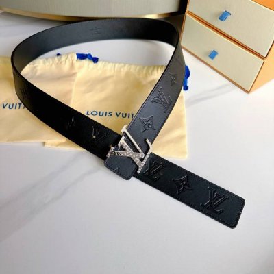 Lv Louis Vuitton Full Set Packaging 40Mm Width Authentic One-Piece Cast Metal Ha