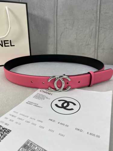 Width 3.0 Cm Chanel Fine-Grained Calf Leather With Gold, Silver, And Gunmetal-Co