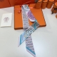 Hermes "Kaleidoscope Effect" Twilly small silk scarf. Twilly silk ribbon 100% m
