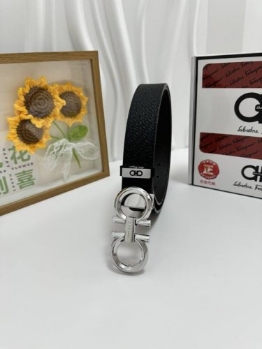 Product Name: Ferragamo Original Single Material: Original Single Cowhide Belt 1