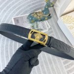 Versace Special Leather Belt Automatic Buckle Series, Original Hardware Premium