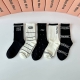 Special Packaging Miumiu New Mid-Length Slouch Socks! Five pairs per box, same s