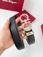 Product Name: Ferragamo Belt, Original Single Belt Model: Hook, Classic Buckle