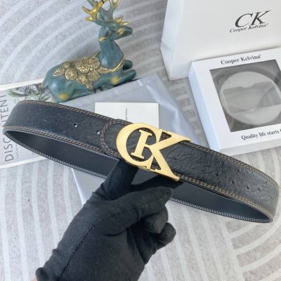 Ck Special leather belt series, original hardware and fine stainless steel buckl