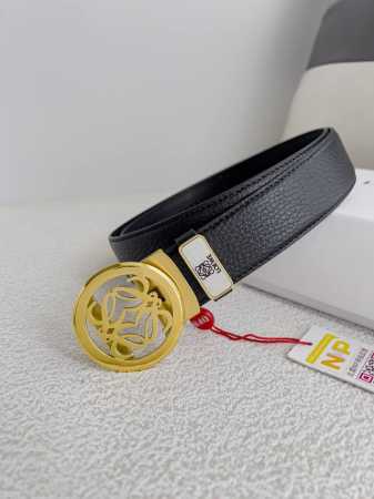 Product Name: Loewe Belt Automatic Belt Model: Buckle, Pure Copper Automatic Buc - Click Image to Close