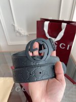 Gucci. Gucci Full Set Packaging 3.8Cm Imported Calfskin Embossed, Authentic Stor