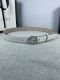 Width 3.0Cm Gucci This Thin Belt Is Made Of Shaved Small Layer Cowhide With Gold
