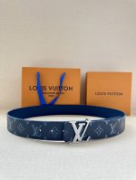 4.0 Width: The New Lv Initiales Double-Sided Belt From The 2025 Spring/Summer Co