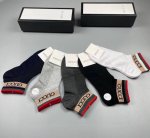 Gucci Men's New Arrival Socks (5 pairs per box), same style as in Gucci boutiqu