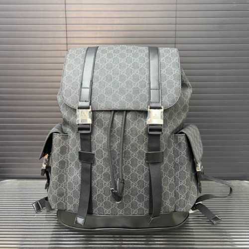 Gucci Double G backpack for men, photo taken with original material and dust bag