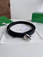 Bv 2025 latest women's braided belt, pure handmade Intreccio large plaid woven d