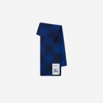 B Brand. A navy blue scarf exuding understated luxury and exquisite elegance, pe