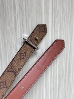 2.0 width, new style of the season, double-sided belt with imported cowhide on o