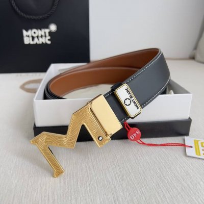 Product Name: Montblanc Original Belt Model: Buckle, New Classic Premium Dual-Co