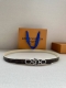 2.0 Width This Lv Iconic Double-Sided Belt New Style Features The Iconic Iconic