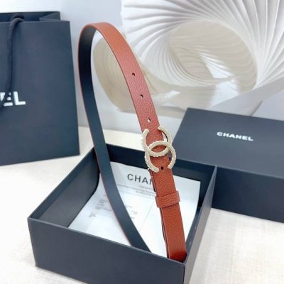 2.0cm Chanel belt, double-sided top layer cowhide, length: 75.80.85.90.95. .Euro