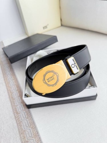 Product Name: Montblanc Original Belt Automatic Leather Belt Model: Automatic Be