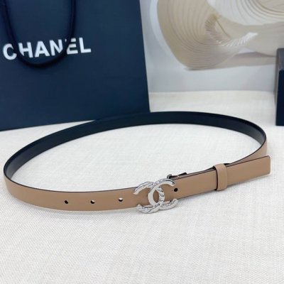 Chanel belt, double-sided top layer cowhide, length: 75.80.85.90.95.100. Euro,