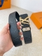 Product Name: Louis Vuitton Belt - Original Single Belt Model: Hook, Classic Pur
