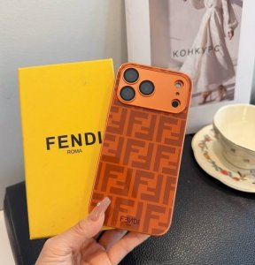 Starry Orange Series Fendi Phone Case Model: To avoid model errors, please chec