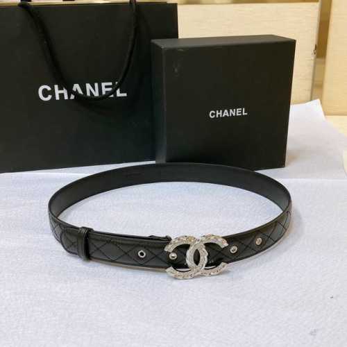 Special Chanel 23P Cc Rhinestone Twist Gold And Silver Logo Buckle. Imported She
