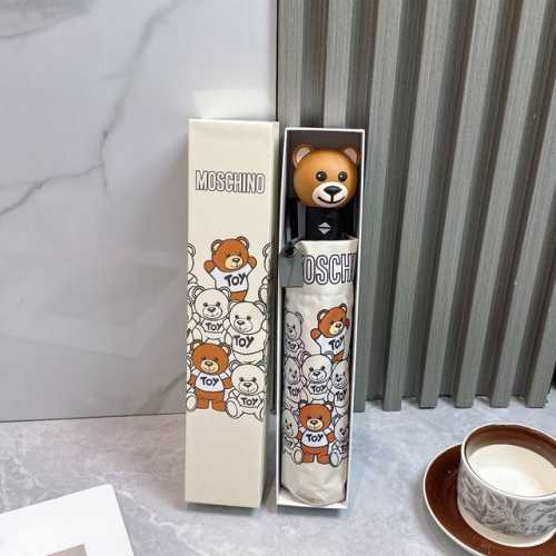 Moschino new three-fold sun protection umbrella 2570 summer new fully automatic