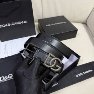 Dg, width 3.5cm Dolce & Gabbana's new calfskin simple and versatile belt, Dolce