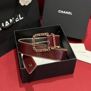Xiangjia New Women's Belt With Zipper, Double-Sided Top-Grain Leather, This Belt