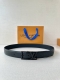 Lv The Skyline 3.4 Wide Leather Belt Displays The House Initials Front And Cente