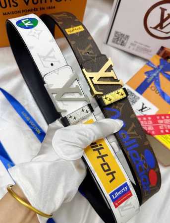 Belt: Lv..Louis..Vuitton top replica. Belt: Original quality 100% top layer cowh - Click Image to Close
