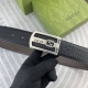 Gucci Special Leather Belt Series, Featuring Original Factory-Made Premium Stain