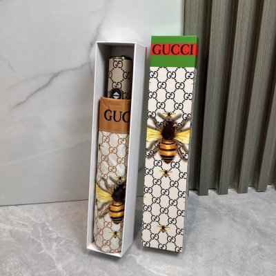 Gucci Bee Summer New Folding Sun Umbrella Black coating sunscreen effectively bl