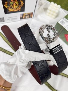 Belt Gucci.Gu...Cci Original Belt 100% First Layer Cowhide Guaranteed Genuine Le