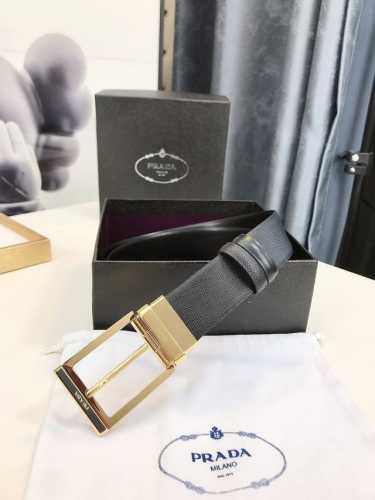 Prada This 3.4Cm-Wide Reversible Belt Features Different Shades On Each Side, Ma