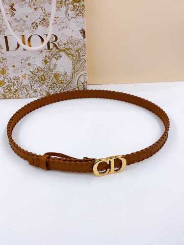 Dior 20 Mm Black Smooth Calf Leather Saddle Belt Montaigne Star Cd Belt Buckle C