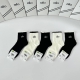 Special Packaging Alo New Embroidered Mid-Length Slouch Socks! Five pairs per bo