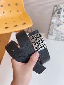 Dio* A must-have exquisite CD buckle belt from Dior, suitable for both business