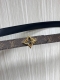 2.0 width, new style of the season, double-sided belt with imported cowhide on o