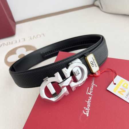 Product Name: Ferragamo Automatic Belt Model: Automatic buckle, pure steel autom - Click Image to Close
