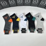 Special counter packaging Prada Prada new mid-tube socks stacked socks! Five pai