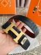 Product Name: Herm S Original Model: Buckle, Classic H-Shaped Brushed Stainless