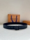 This 4.0 Wide Lv Initiales Double-Sided Belt Is Made Of New Epi Xl Leather. It I