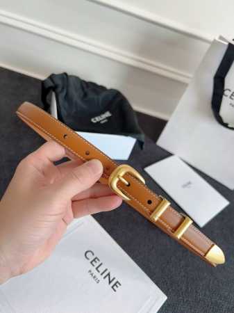 Celine. Celine Full set Western medium smooth cowhide belt Cowhide mid-waist rou - Click Image to Close