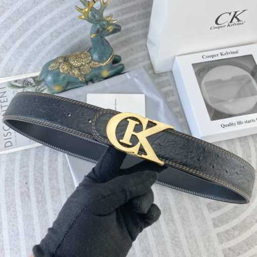 Ck Special leather belt series, original hardware and fine stainless steel buckl
