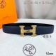 Hermes Men's Belt (Ddd) - Full packaging, suitable for business casual and forma
