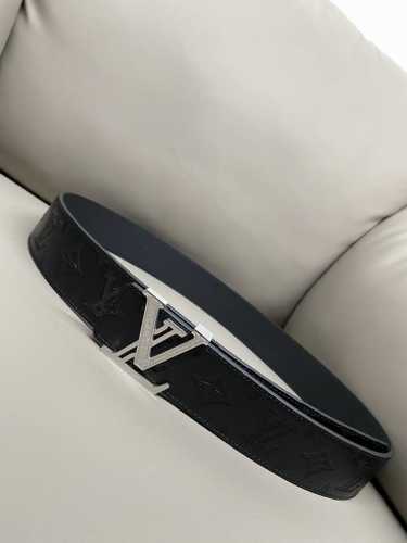 Special Lv Louis Vuitton 4.0 Heat-Pressed 3D Calfskin, High-Quality Steel Buckle